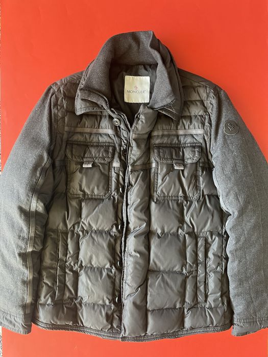 MONCLER  Blais Giubbotto - яке с вълна  с пух - Размер 3/М. Оригинал