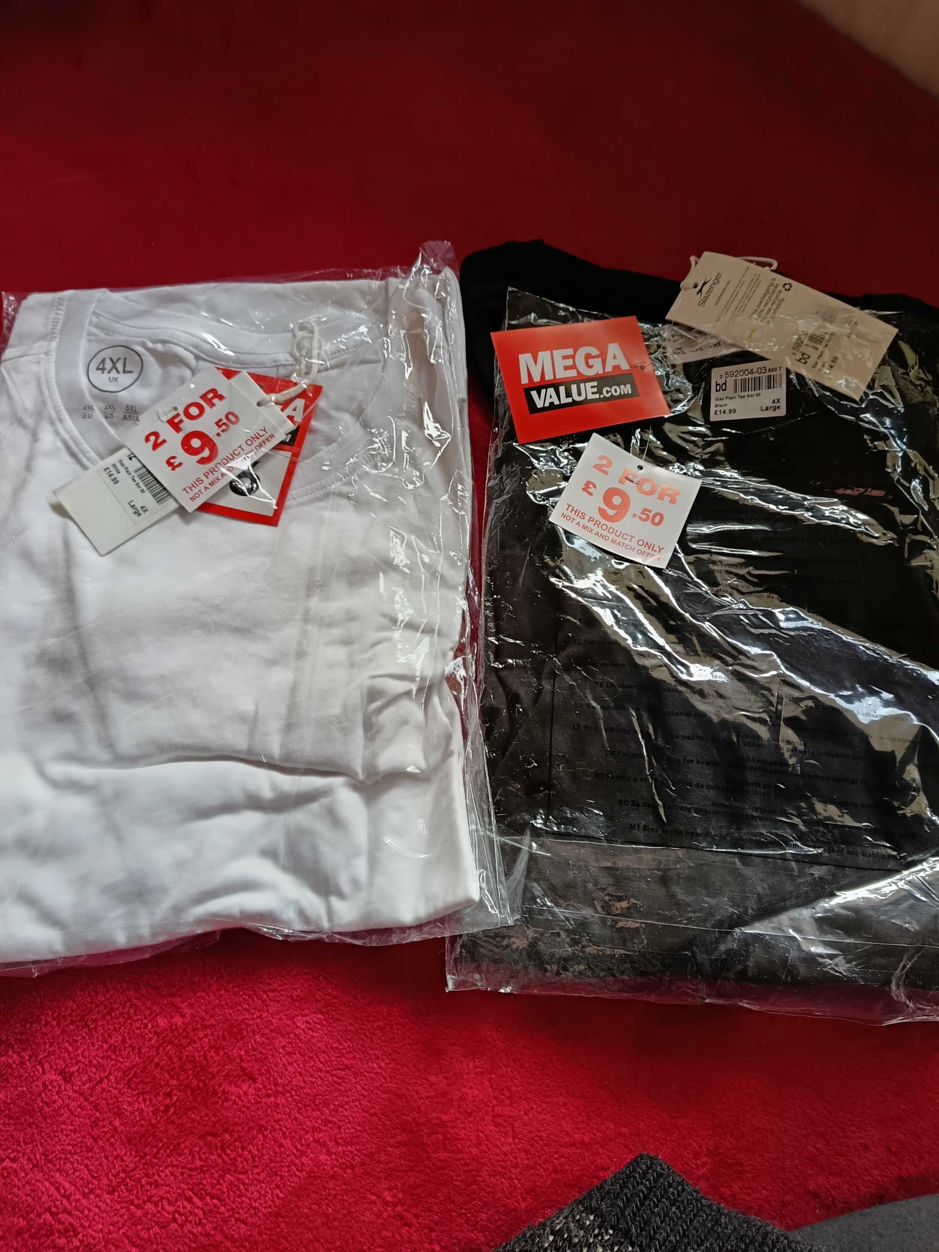 Межки тениски с къс ръкав 4XL