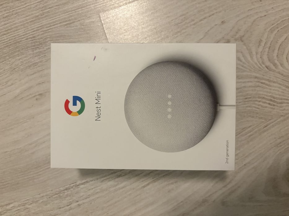 Google Nest Mini (generația a 2-a) — ca nou, folosit de doar 2 ori