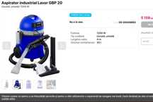 Aspirator cu spalare industrial, ca nou