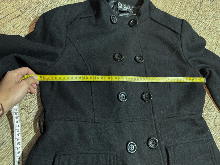 Palton negru marime L