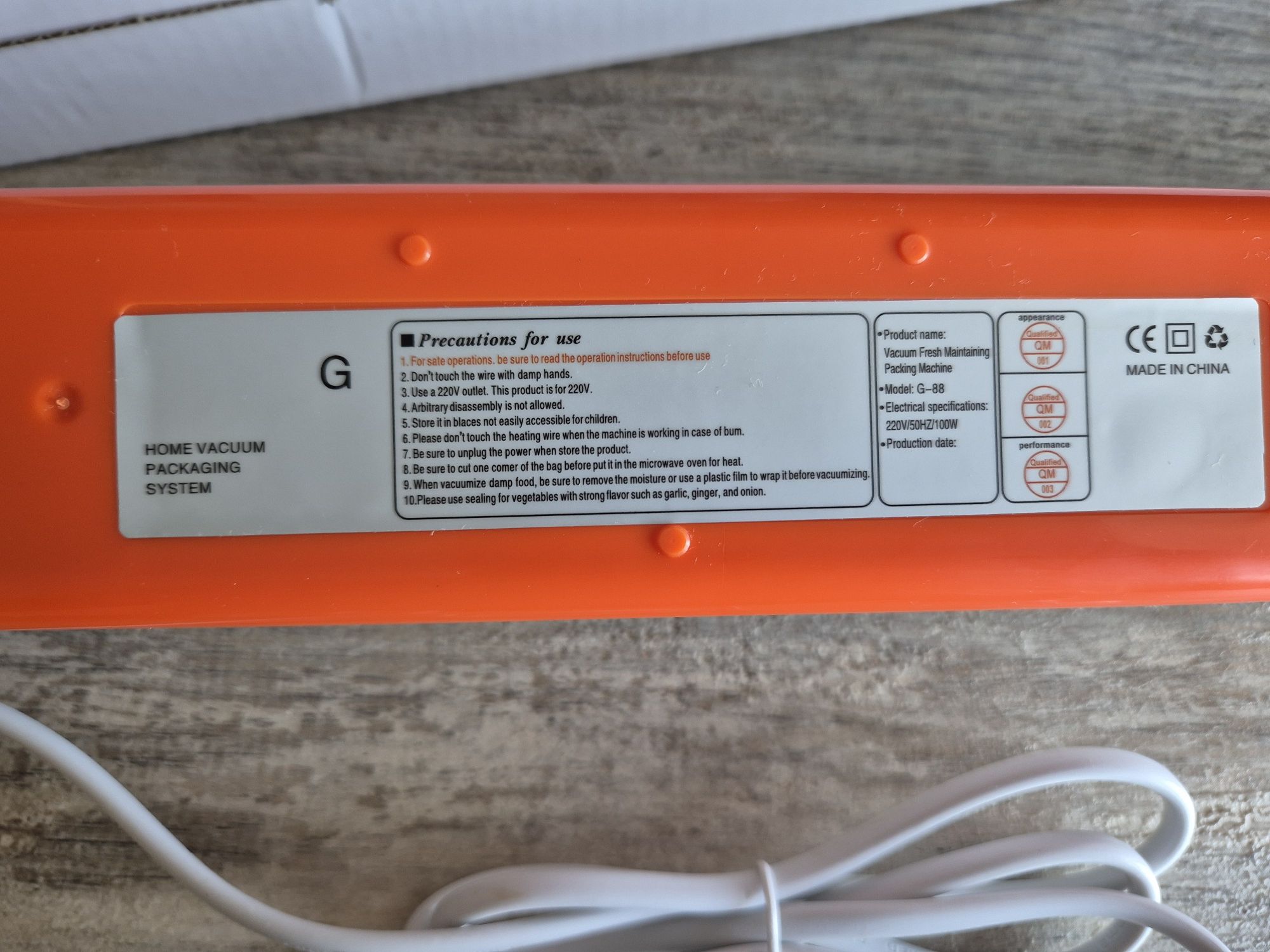 Машина за вакуумиране на храна Freshpackpro,