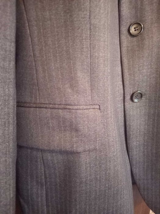 Sacou original Tommy Hilfiger,  gri, mărimea L