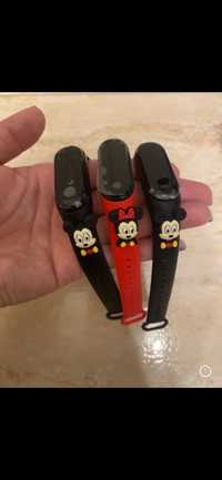 Ceas digital copii cu Mickey și Minnie