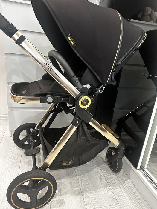Детска количка Chipolino - Елит, 3 в 1, черна