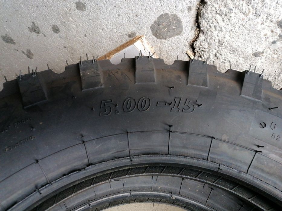 Anvelope 5.00-15 cauciucuri noi directie tractoare agricole