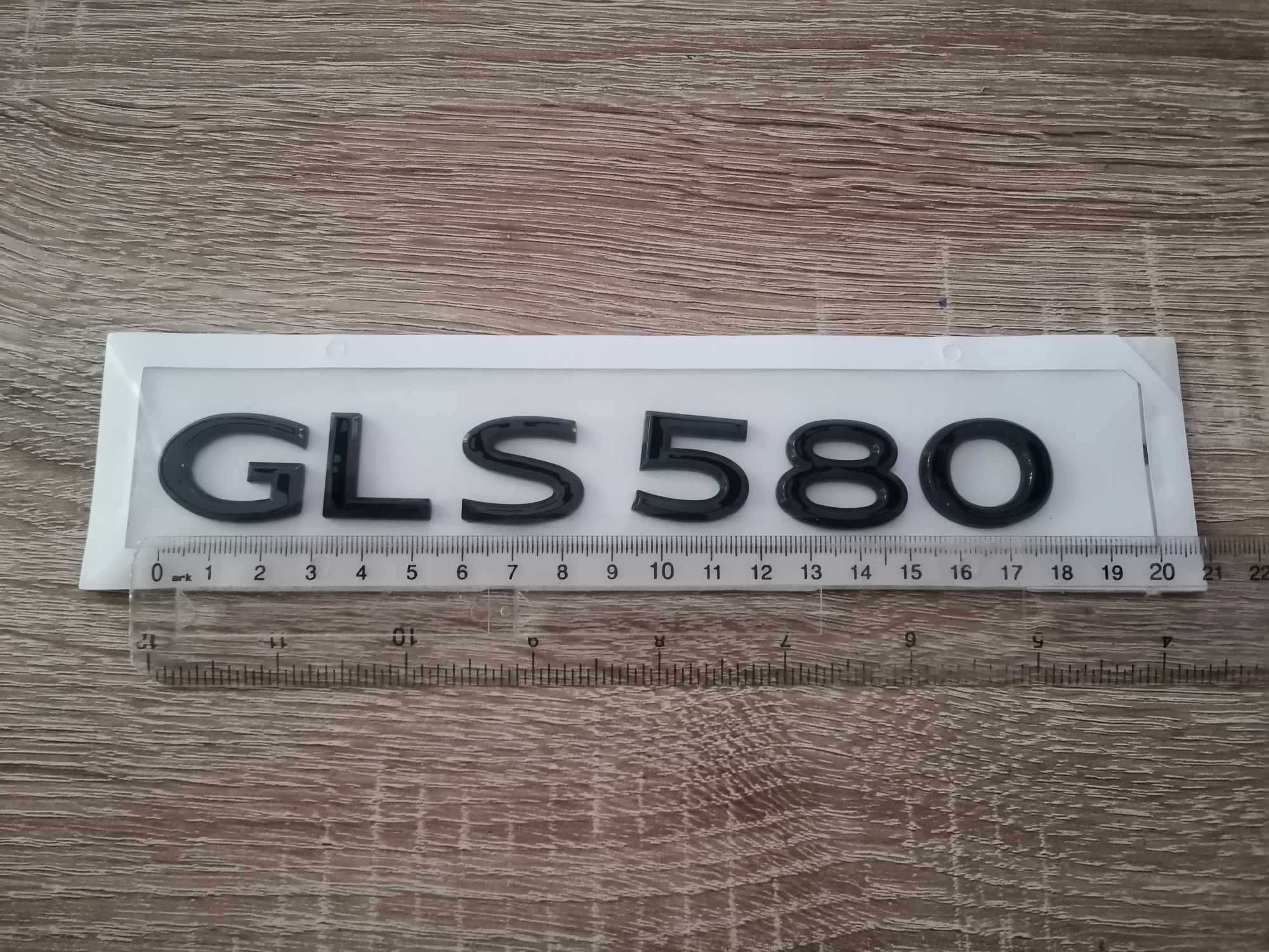 черен надпис нов стил Mercedes Benz GLS 580