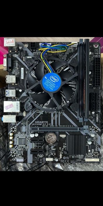 i3 9100f + 8gb ОЗУ+ мат.плата и кулер (комплект)