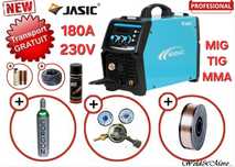 Aparat sudura cu sarma MIG 180 +Butelie Corgon 8L PLINA+Reductor+Sarma