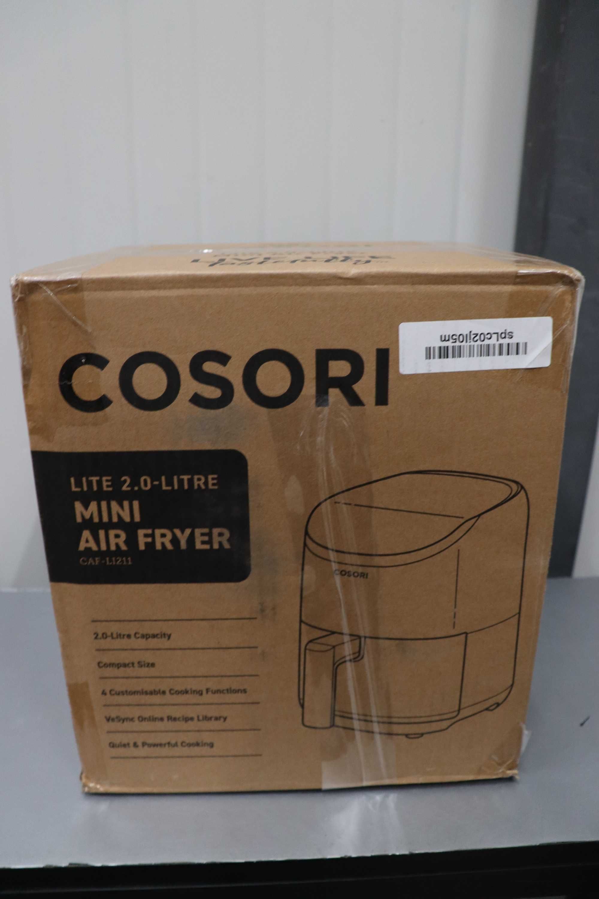 Air Fryer COSORI с горещ въздух 2л, 75-205C, 30 онлайн рецепти, 900W