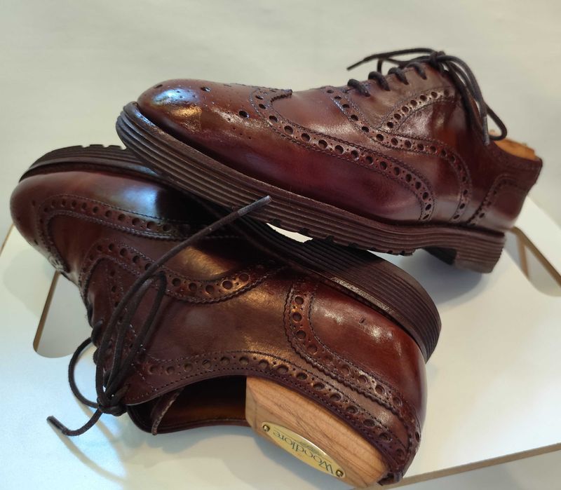 Pantofi de lux 38.5 39 lucrati manual  Crown Northampton piele natural