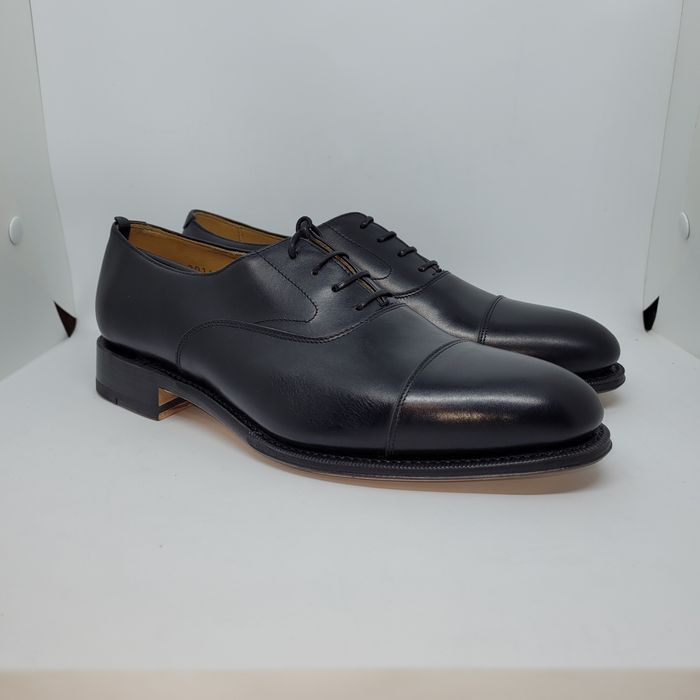 Meermin 201418-Vitello Black Cap Toe Oxford - UK 6 / EUR 39,5
