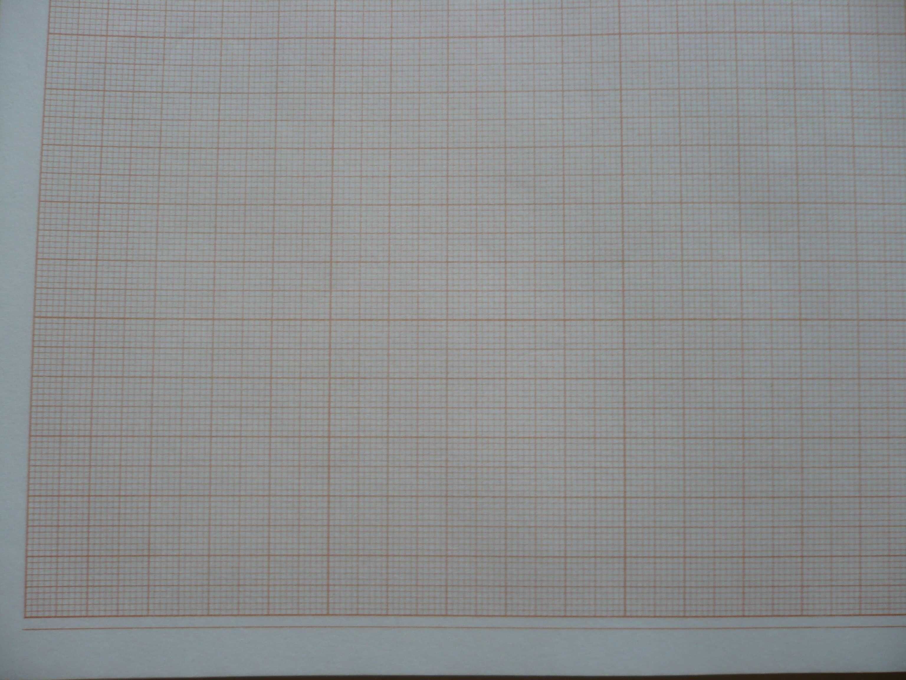 Масштабно-координатная чертёжная бумага А3 (миллиметровка, профильная)