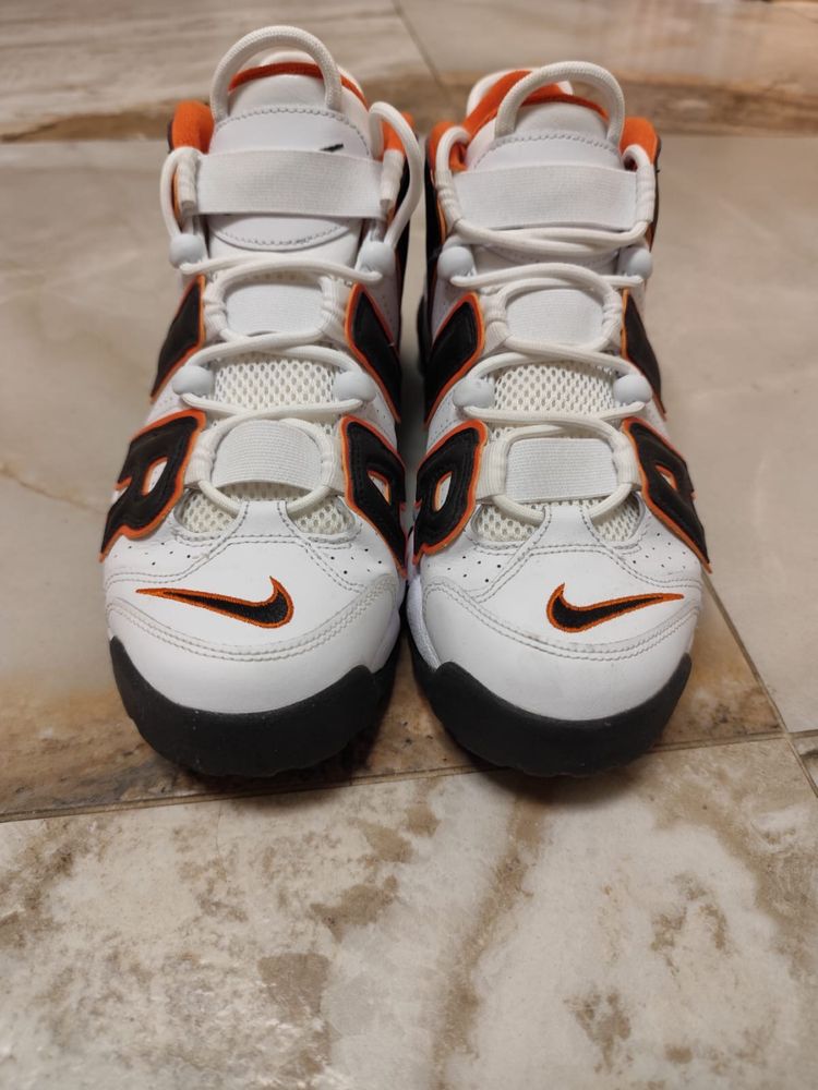 Nike Air More Uptempo 96 White Black Starfish Orange