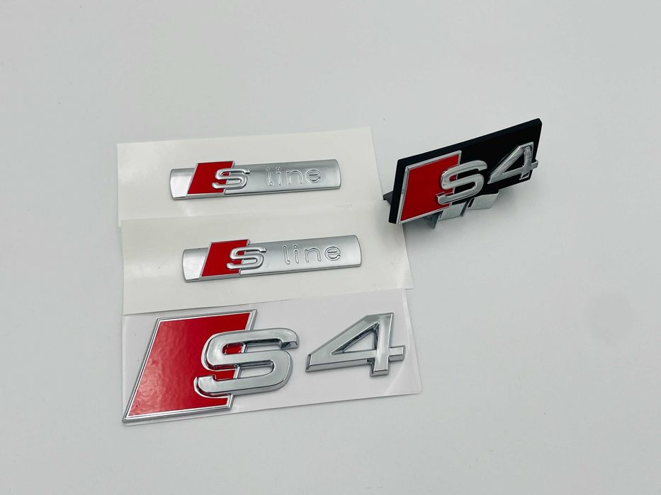 Set embleme compatibile Audi S4 A4 s-line