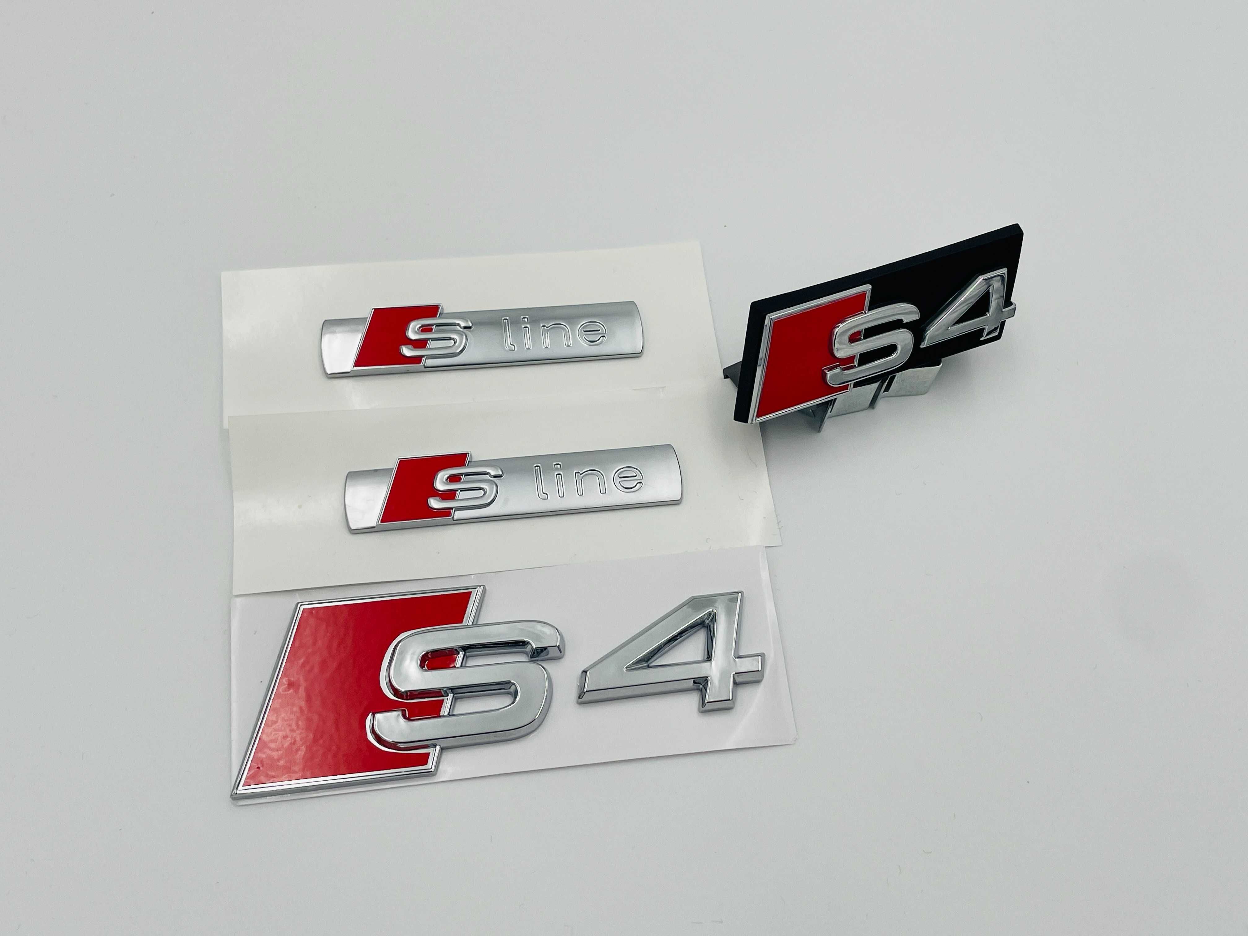 Set embleme compatibile Audi S4 A4 s-line