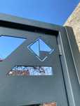 Porti personalizate poarta fier forjat vopsite electrostatic ieftine