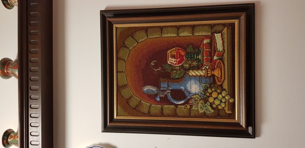 Tablou goblen Natura moarta cu sfesnic