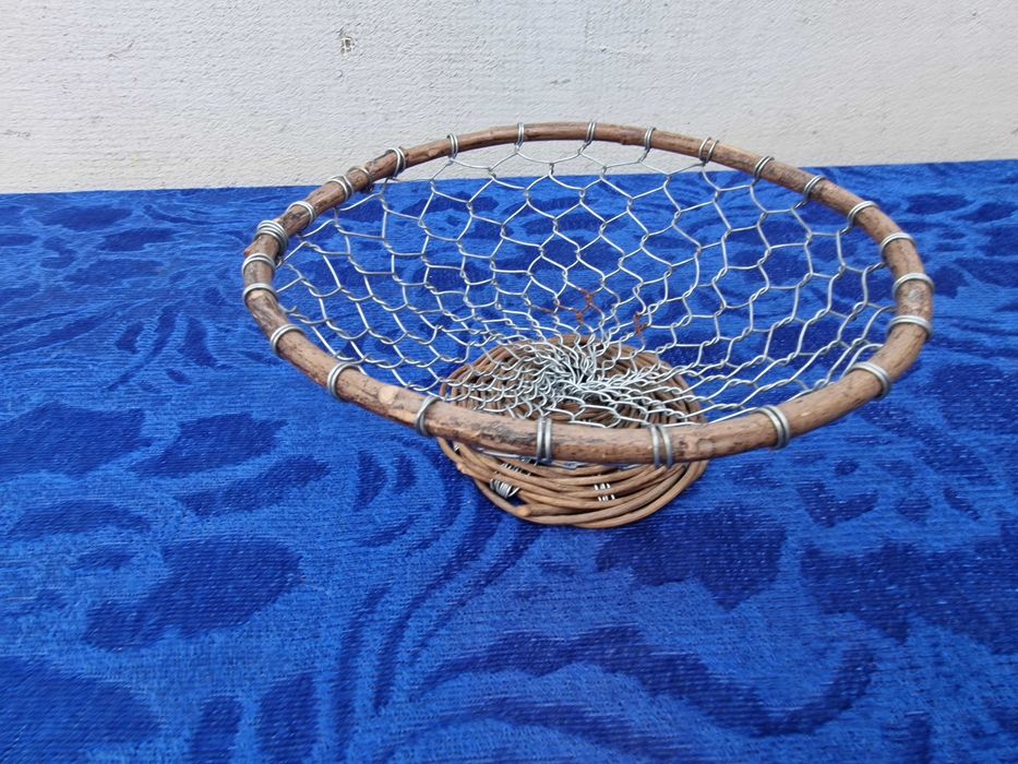 Cos pentru fructe paine, impletit, oval, 20 x 7 cm