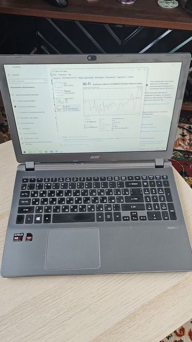 Тонкий ультрабук 2015 года Acer AspireV AMD A8/SSD 256ГБ/6ГБ