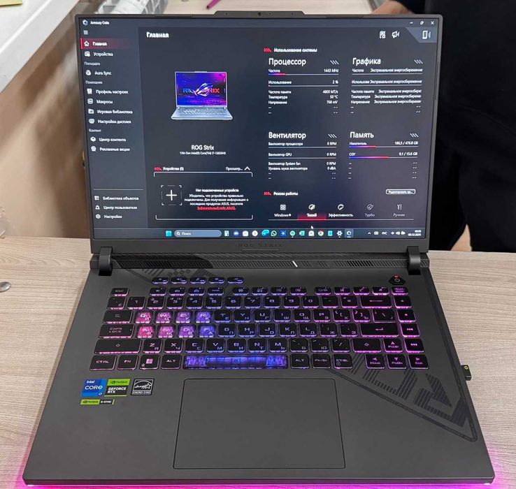 Ноутбук Asus Rog strix gen16