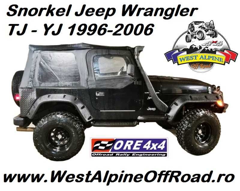 Snorkel Jeep Wrangler TJ / YJ 1996-2006 - FABRICAT DIN LLDPE