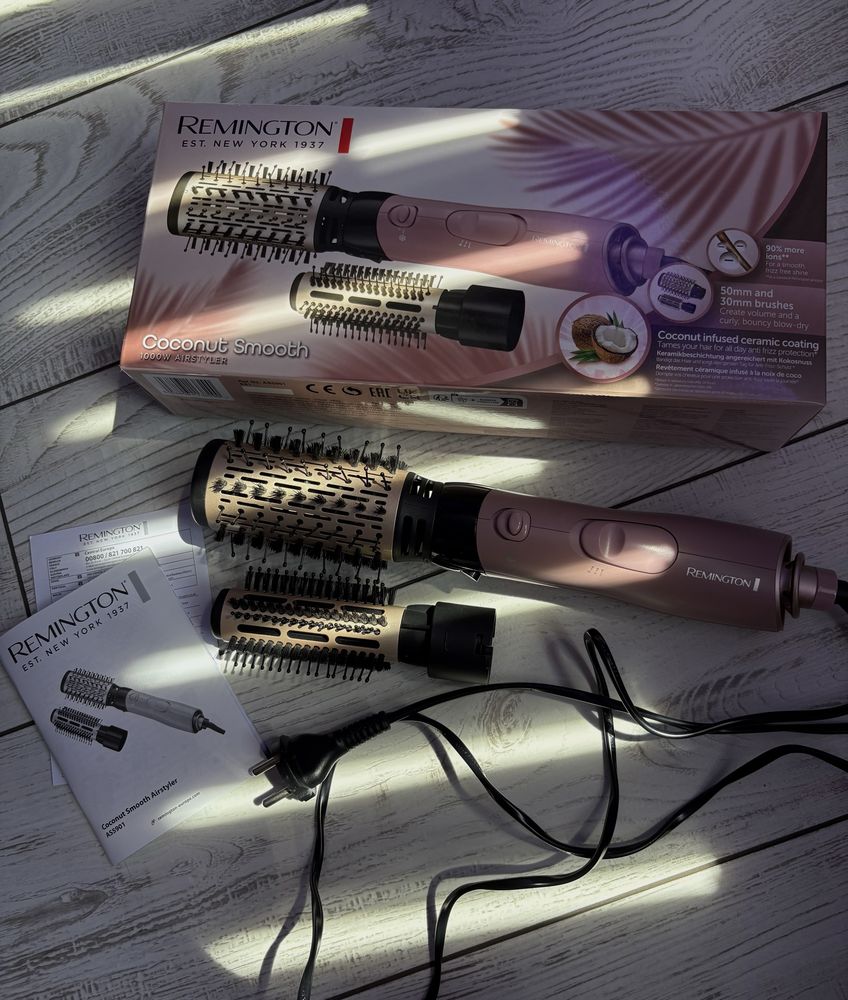 Remington coconut smooth air styler - четка за сушене на косата