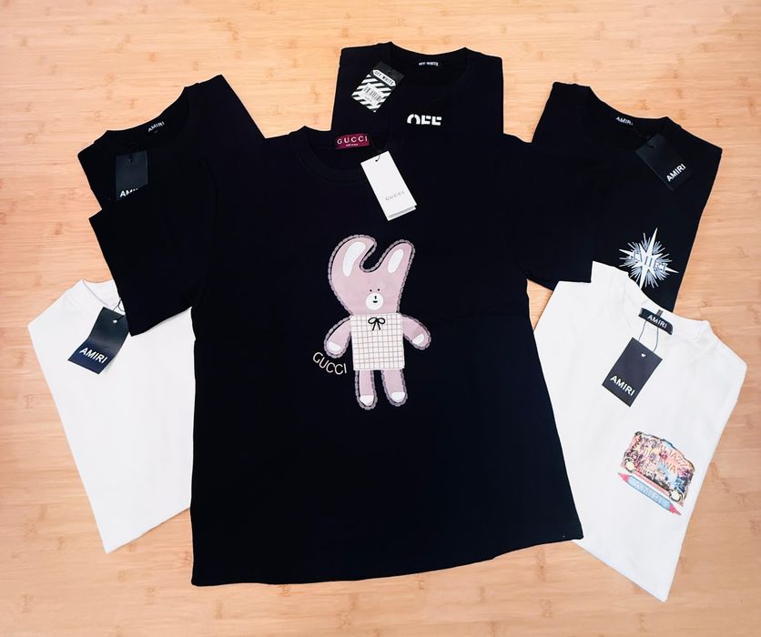 Tricou Gucci Unisex Model Negru
