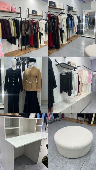 Продется Готовый бизнес оборудование рейлы, стеллажи для бутика