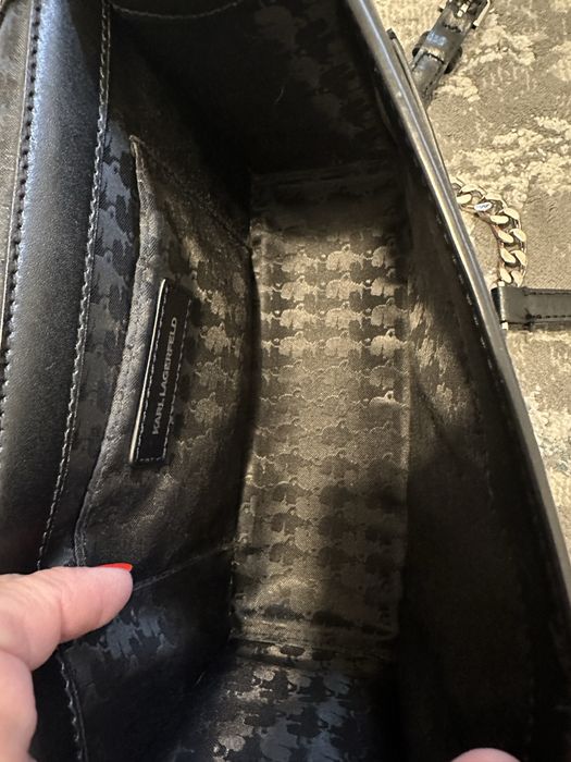 Geanta piele Karl Lagerfeld