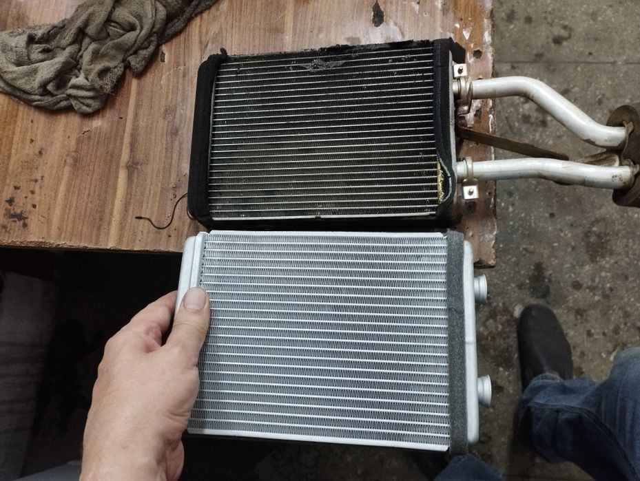 Замена радиатора печки