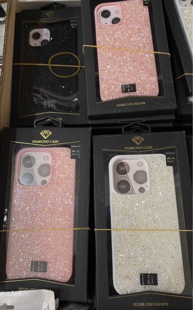 Кейс Swarovski за iPhone 11/12/13/14/15/16Pro/Max.
