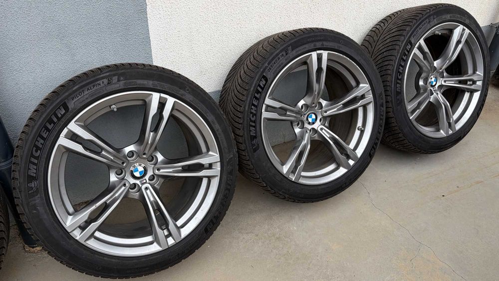 Jante R19 BMW G30 cu anvelope de iarna MICHELIN PILOT ALPIN 5 M+S