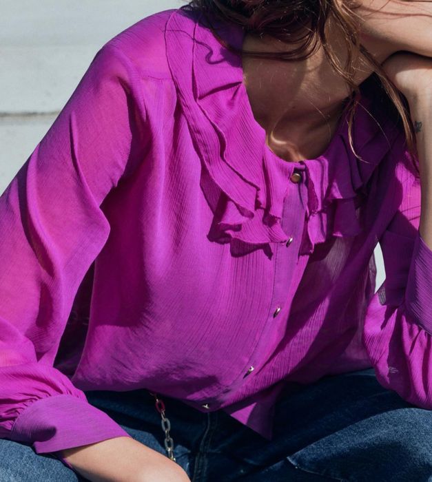 Bluza Zara magenta S noua