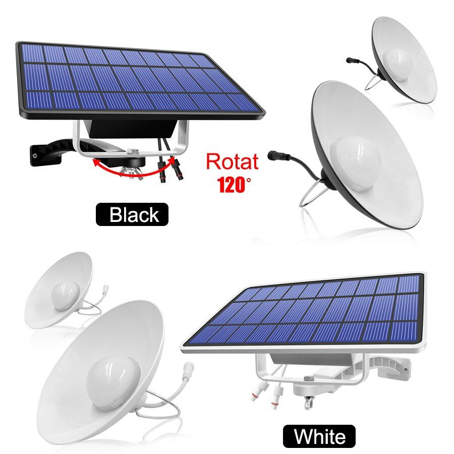 Panou solar cu 2 lampi IP65 lumina calda telecomanda