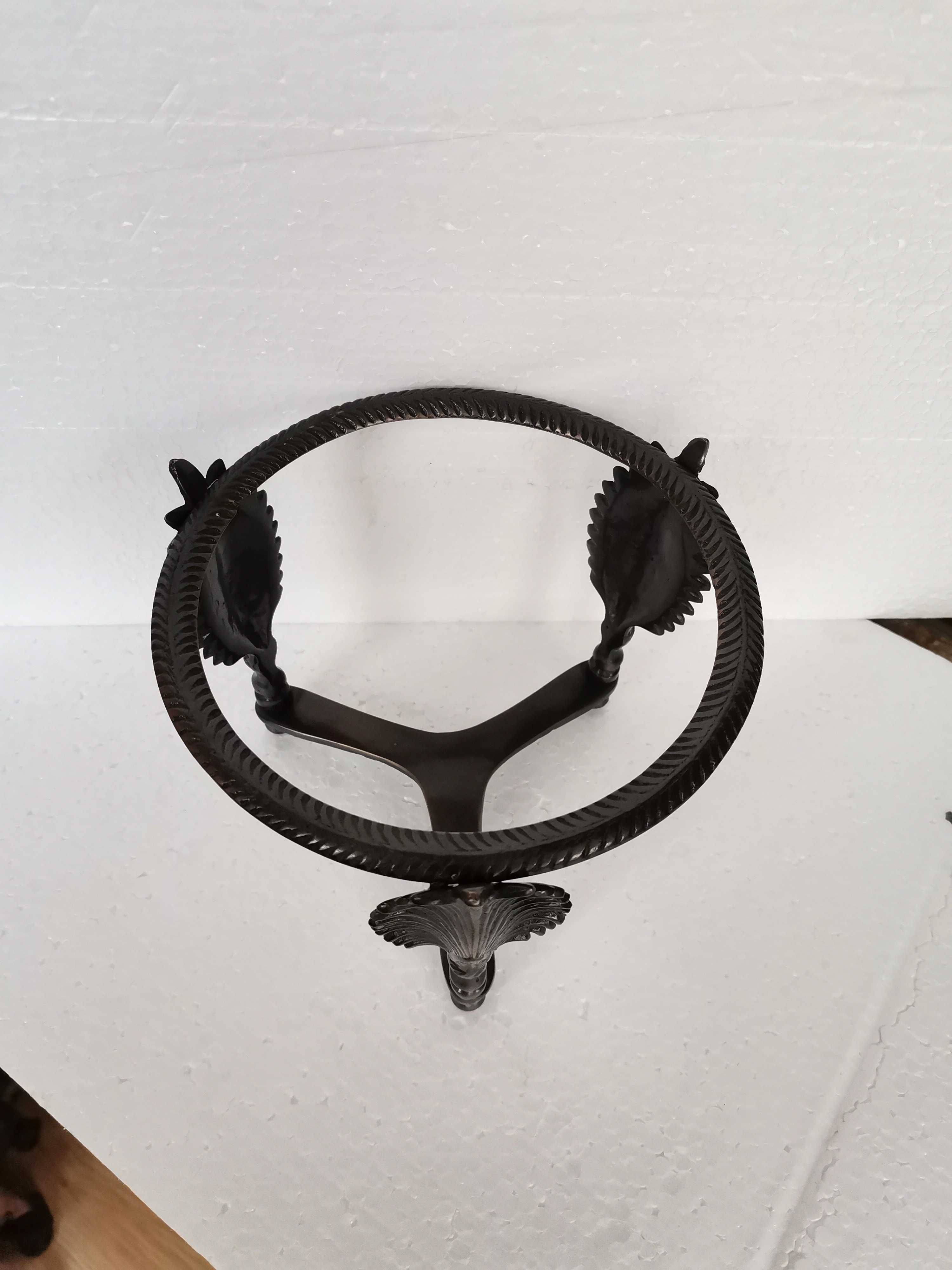 suport deosebit bronz pt. vas statueta antichitati arta vechi handmade
