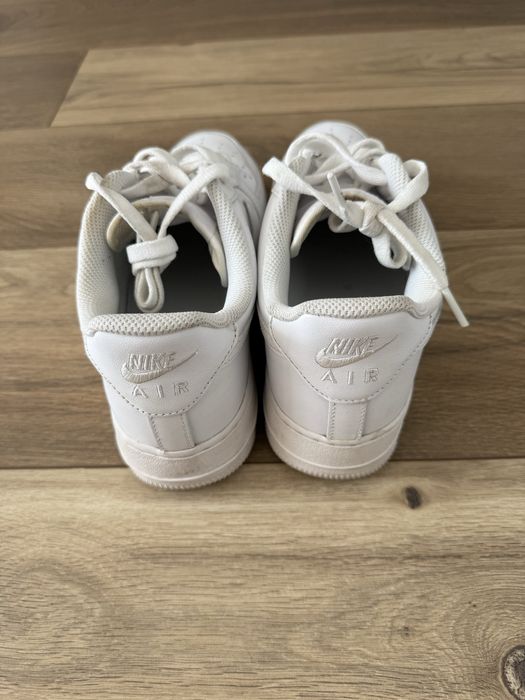 Оригинален мъжки Nike Air Force 1, бял 42.5 номер