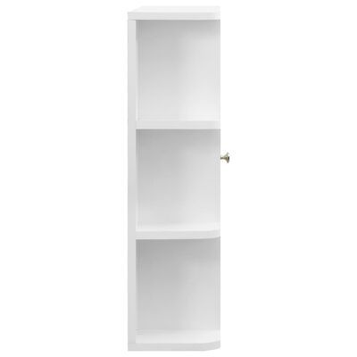 vidaXL Dulap de baie cu oglindă, alb, 66x17x63 cm, MDF