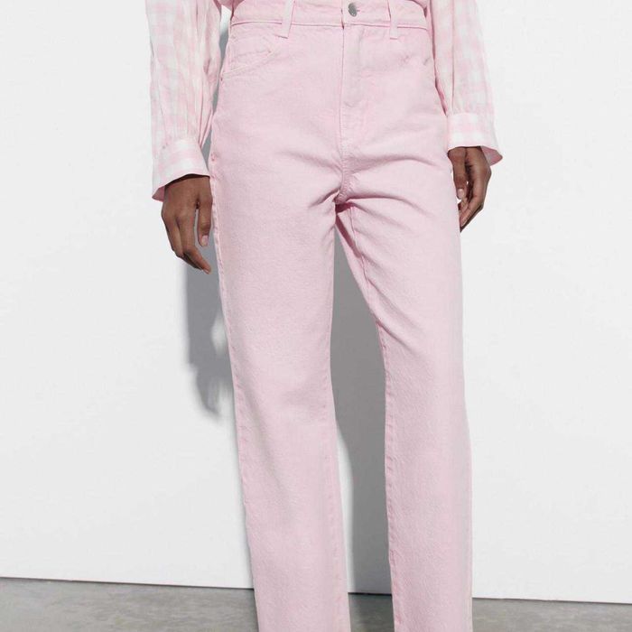 FLASH SALE! Zara Super High Waist Straight Leg Jean