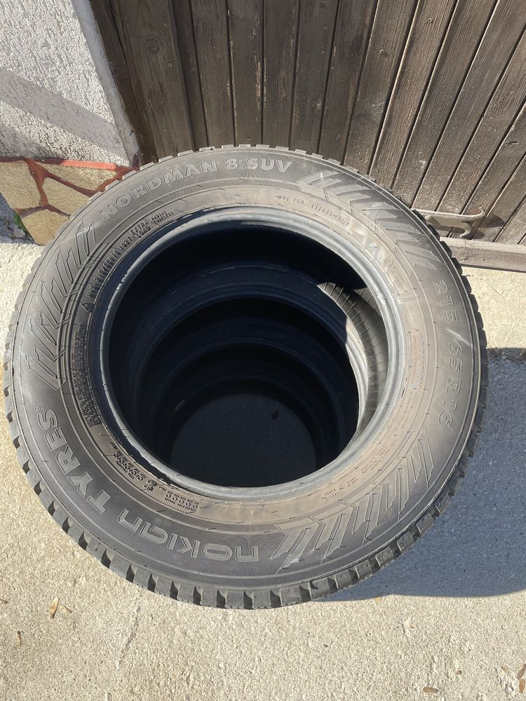 4броя Зимни гуми Nokian 215/65/16 | 9mm - dot3221
