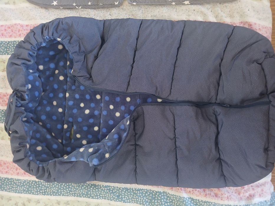 Зимно чувалче + подложка против изпотяване за количка