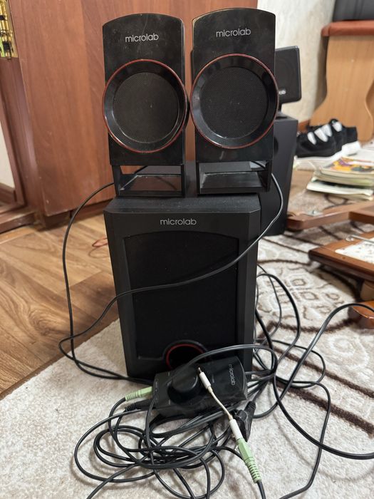 колонки Microlab M-111 черный