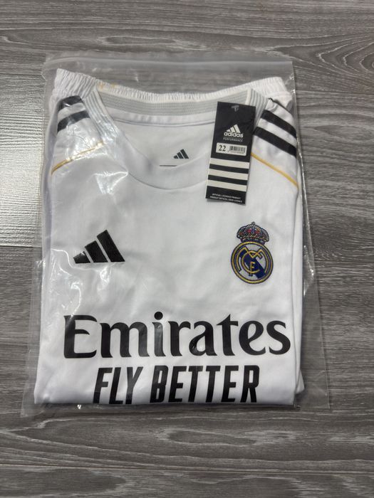 Echipament de fotbal copii , tricou + pantaloni , Real Madrid 25/26
