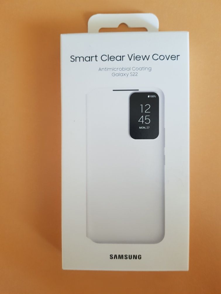 Huse Samsung Smart Clear View Cover S22 si S22+