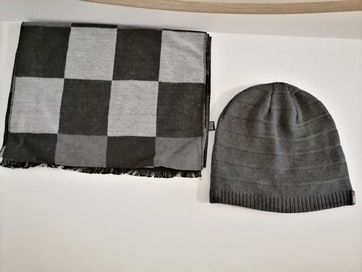 нови мъжка шал и шапка