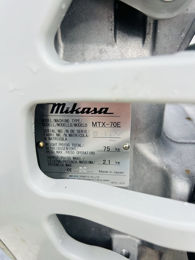 Mikasa MTX -70E mai compactor bomag weber