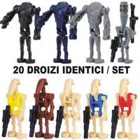 Set 20 Minifigurine Droizi tip Lego Star Wars (10 modele diferite)