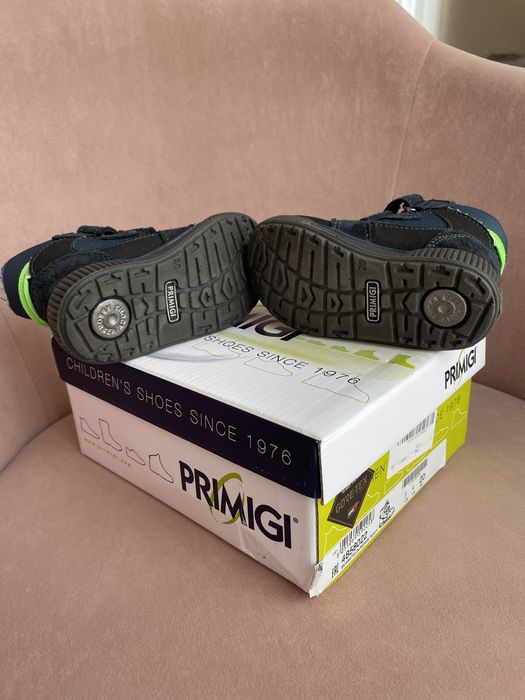 Primigi ghete impermeabile cu insertii din piele intoarsa marime 20