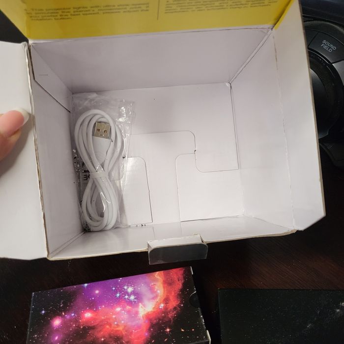 Galaxy проектор въртящ с 12 карти на Космоса