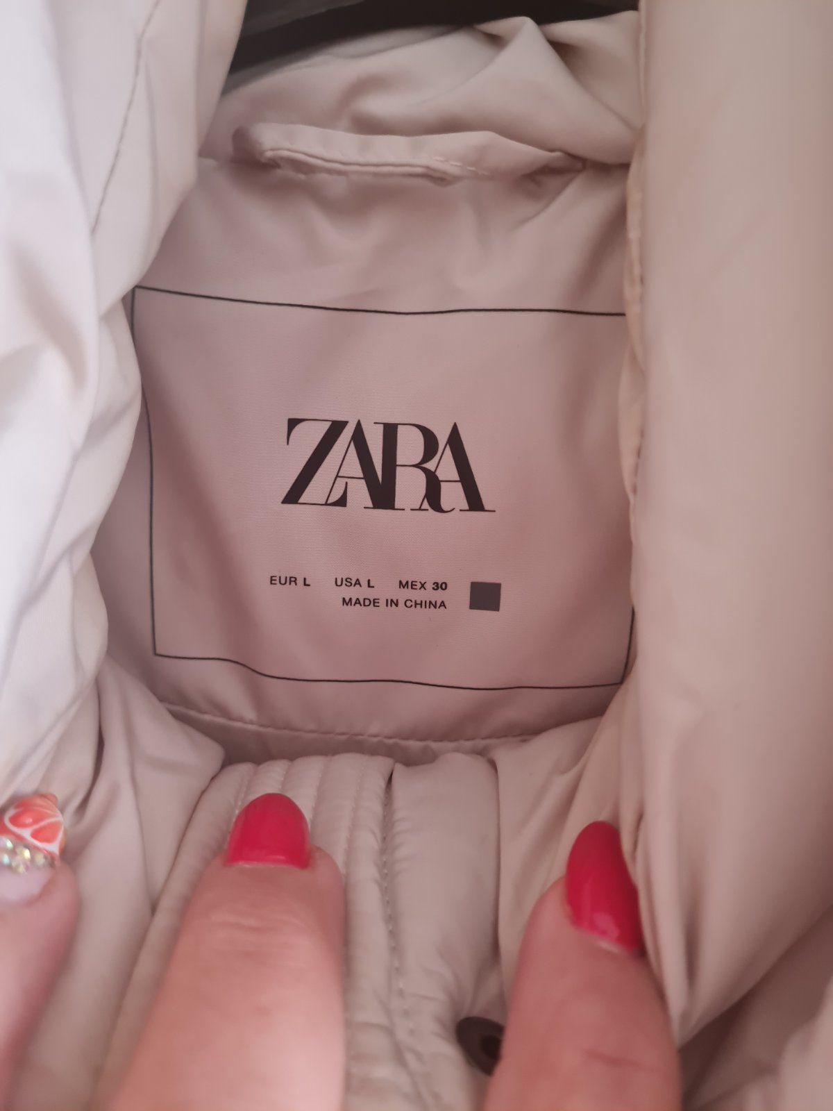 Дамски пухен елек  Zara